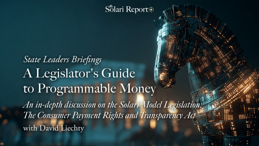 State Leaders Briefing A Legislator's Guide to Programmable Money with David Liechty